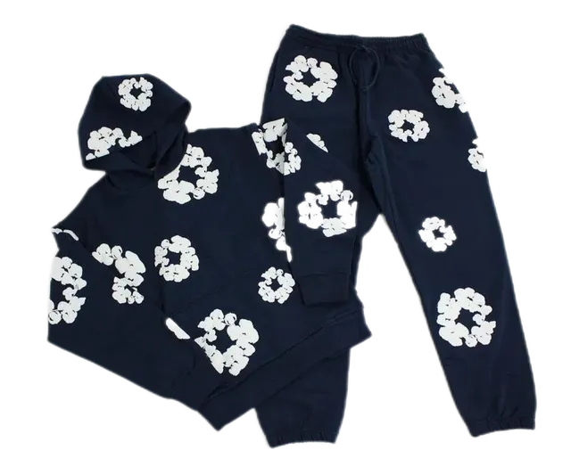 Denim Tears Hoodie and Joggers Set Cloud Print
