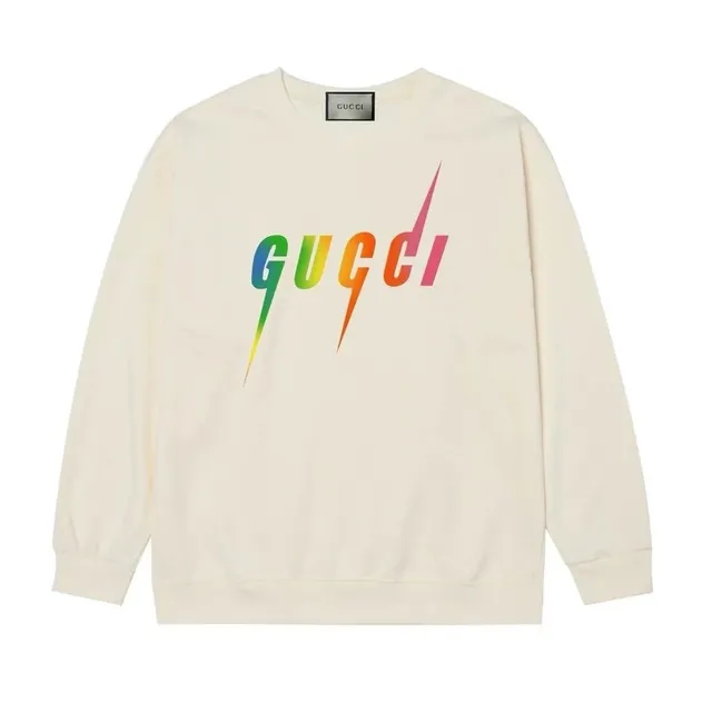 Gucci Sweatshirt Rainbow Lightning Logo