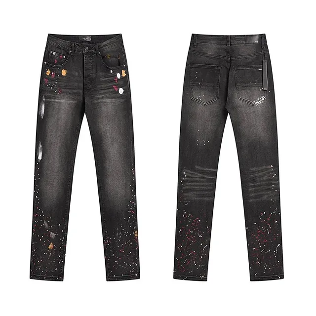 Diesel Paint Splatter Jeans Distressed Paint Splatter