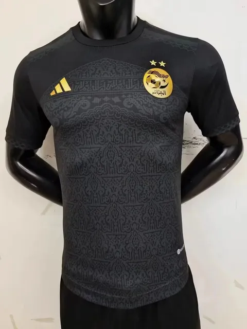 Adidas Al Nassr FC Jersey Black Gold Ornament