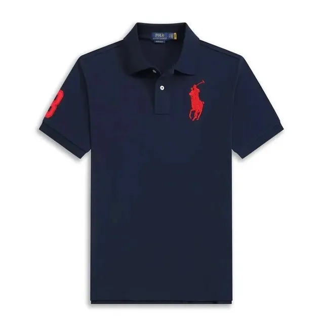 POLO宝蓝大红标