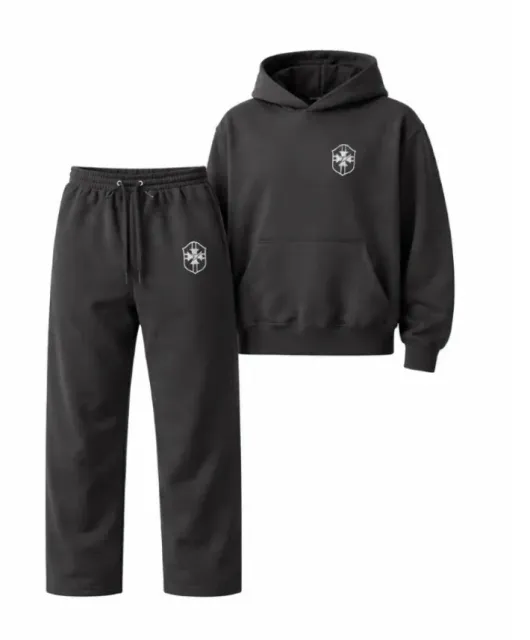 Hellstar Hoodie and Joggers Set Shield Logo