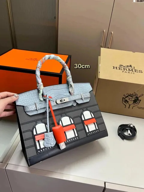 Hermès Birkin 30 Facade Print