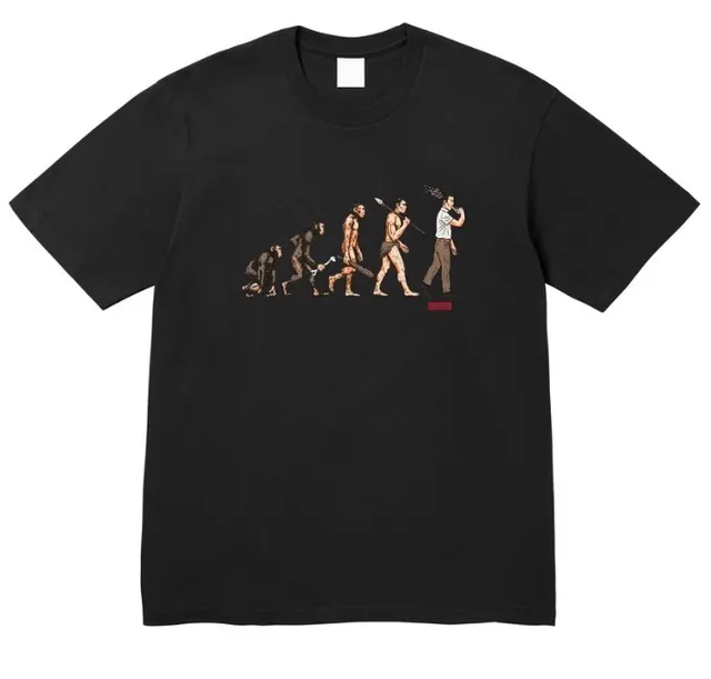 Supreme Evolution Tee Human Evolution Graphic
