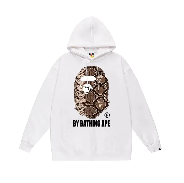 BAPE Hoodie Snake Print Ape Head