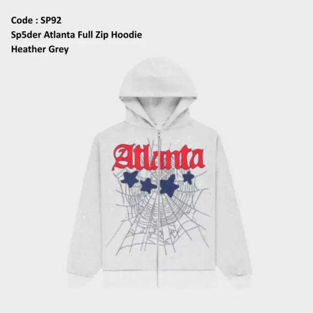 Sp92 - Atlanta Full Zip Heather Gray
