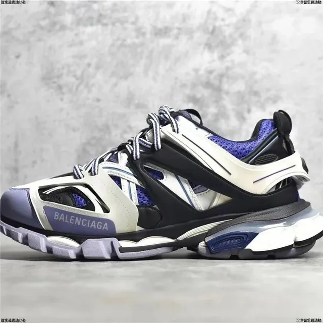Balenciaga Triple S White Purple Black