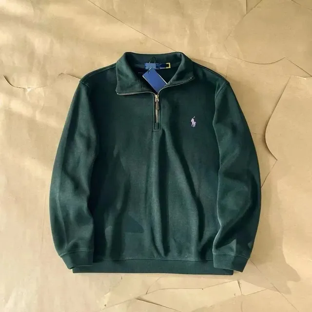 Polo Ralph Lauren Quarter-Zip Pullover Dark Green