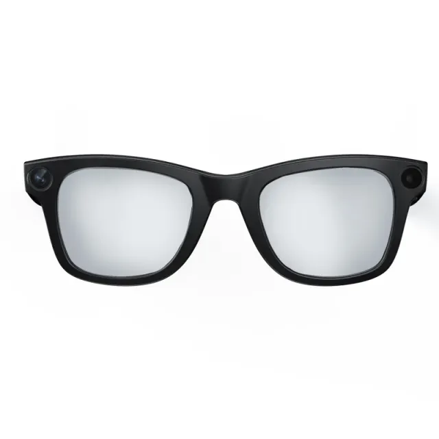 Ray-Ban Meta Smart Glasses Black Frame Silver Mirror Lens