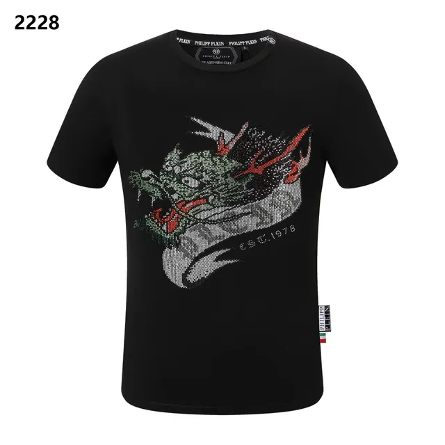 Philipp Plein Dragon Graphic T-Shirt Crystal-Embellished
