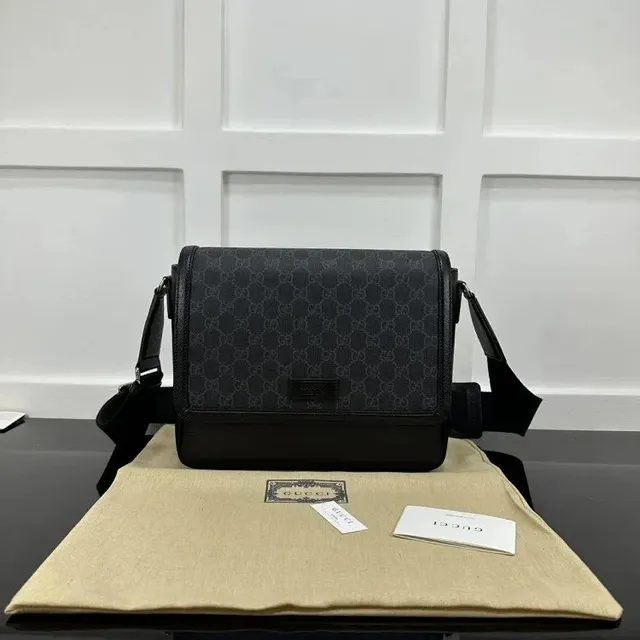 Gucci GG Marmont Messenger Bag Monogram Canvas