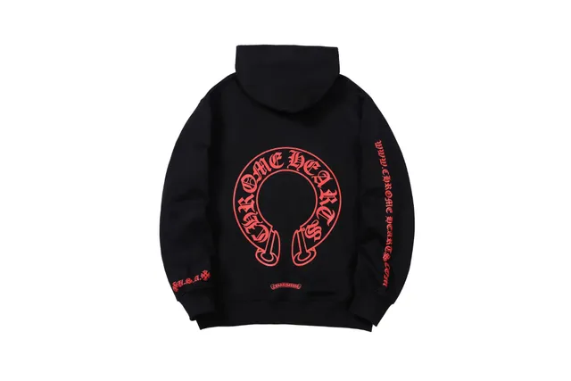 Chrome Hearts Hooded Sweatshirt Cross Logo Print