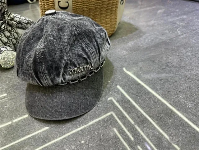 Miu Miu Cabbie Hat Crystal-Embellished