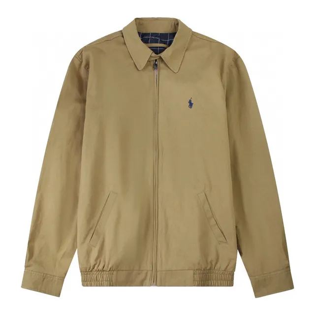 Polo Ralph Lauren Classic Fit Coach Jacket Khaki