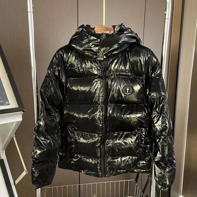 Trapstar Hooded Puffer Jacket Glossy Nylon