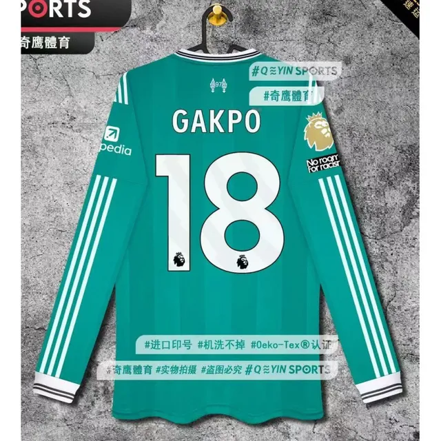 2526 Liwu P two guest long sleeved Premier League print No. 18