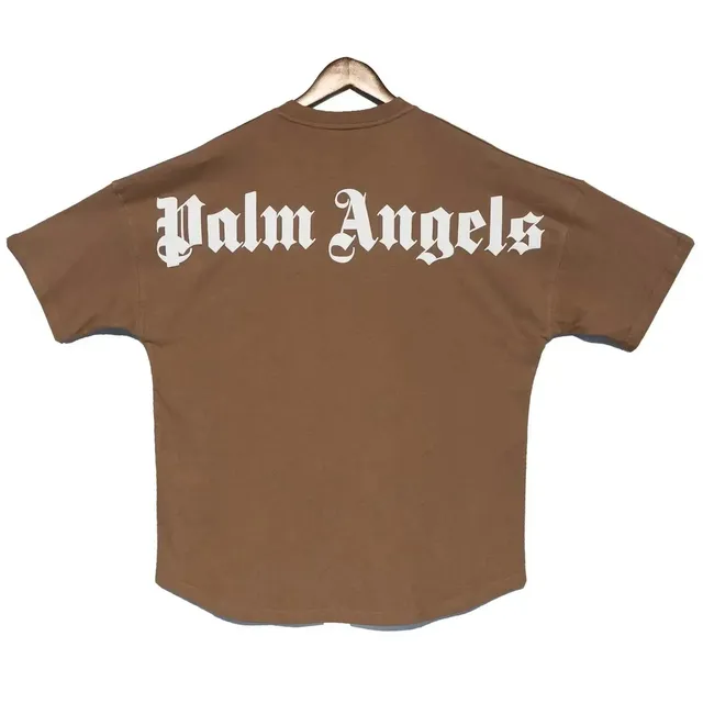 Palm Angels Logo Tee Gothic Print
