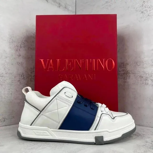 Valentino Rockrunner White Navy