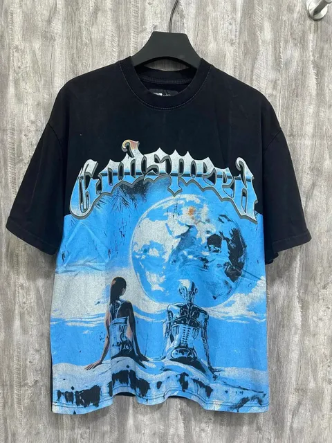 Graphic Tee Godspeed Earth Print