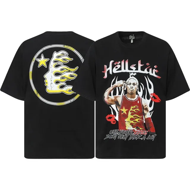 Hellstar Graphic Tee Flame Print