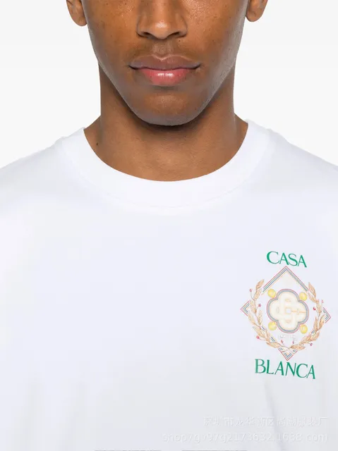 Casablanca T-Shirt Casa Blanca Crest