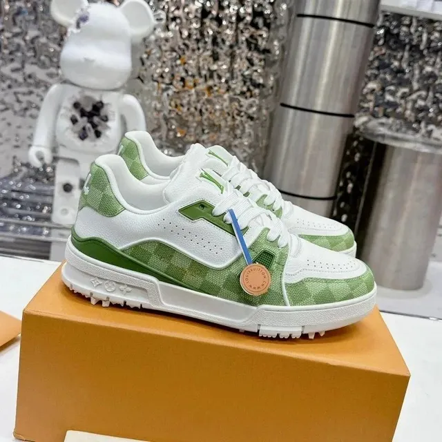 Louis Vuitton LV Trainer Monogram Green