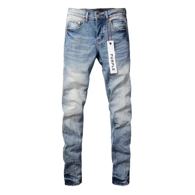 Purple Brand Slim Fit Jeans Washed Denim
