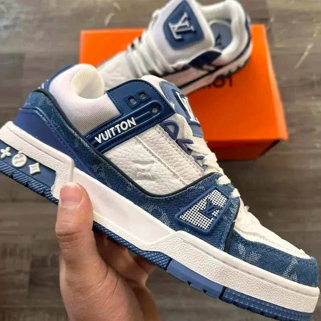 Louis Vuitton LV Trainer Denim Monogram
