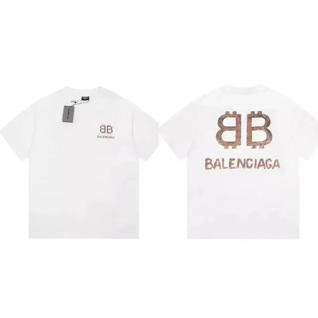 Balenciaga T-Shirt Bitcoin Logo Print