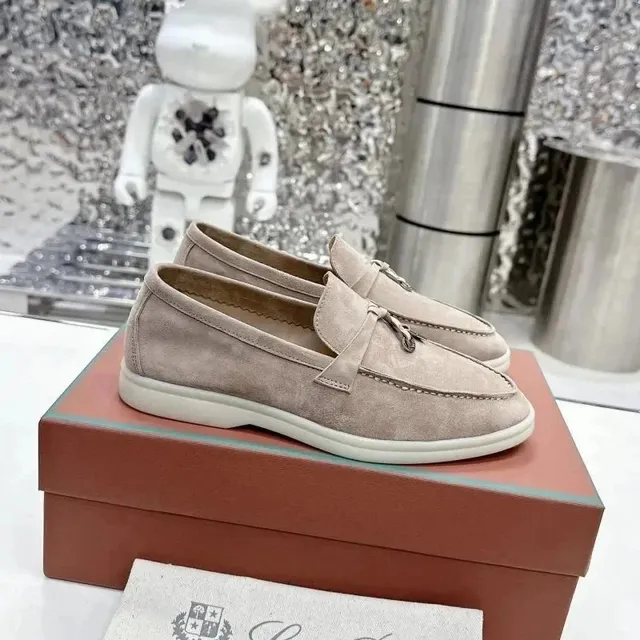 Loro Piana Loafer Suede Tassel Loafer