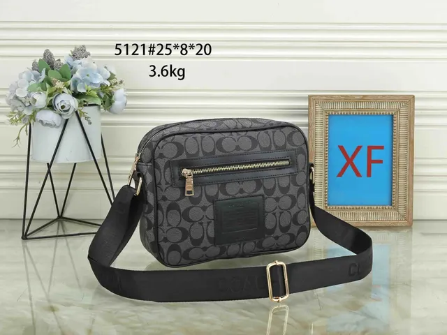 Coach Camera Bag Signature Canvas