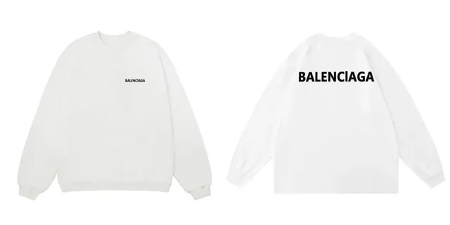 Balenciaga Crewneck Sweatshirt Logo Print