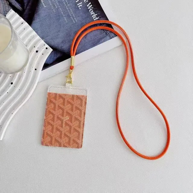 Goyard Lanyard Cardholder Goyardine Canvas