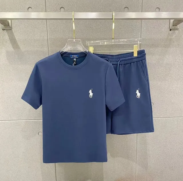 Polo Ralph Lauren Polo Bear Set Navy with White Pony