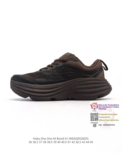 Hoka One One M Bondi 8 Brown Black