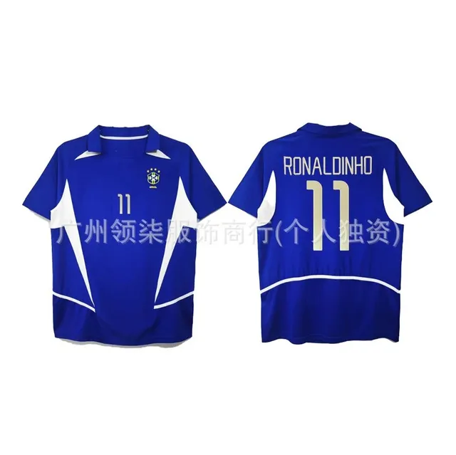 Brazil National Team × Adidas Home Jersey Ronaldinho #11