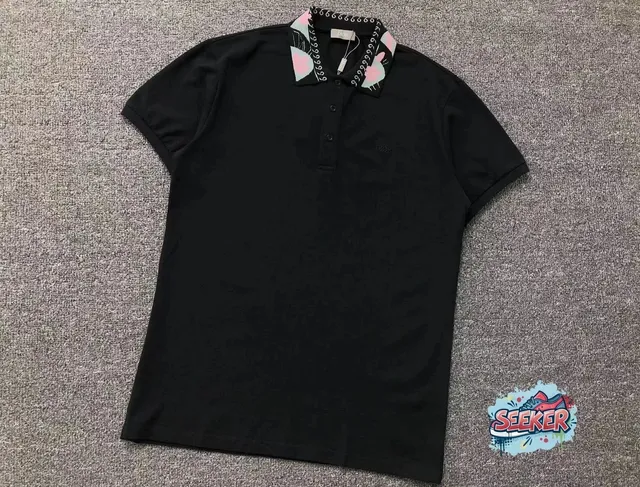 Dior Polo Shirt Flamingo Collar