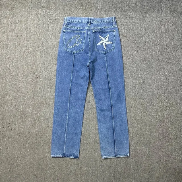 Denim Tears Straight-Leg Jeans Star Embroidery