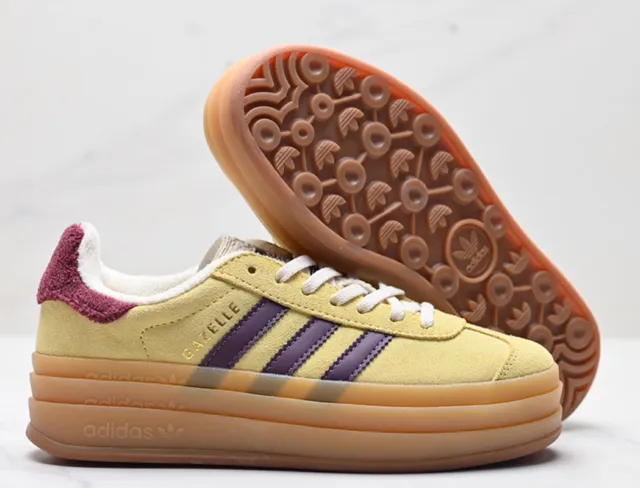 Adidas Gazelle Yellow Purple Gum