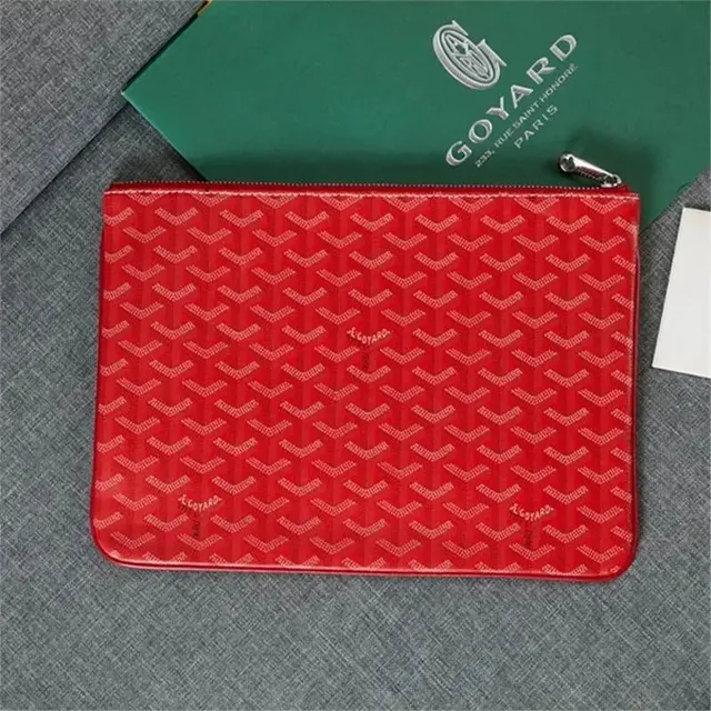 Goyard St. Louis Pouch Chevron Print