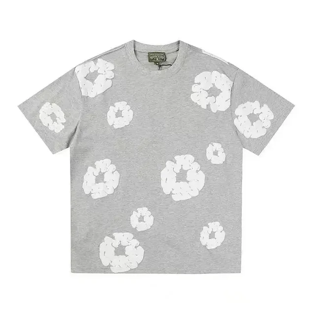 Denim Tears T-Shirt Scrunched Flower Print