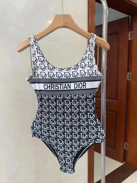 Logo-Print Bodysuit Oblique Dior Pattern
