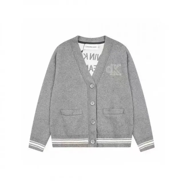 Calvin Klein V-Neck Cardigan Logo Embroidered