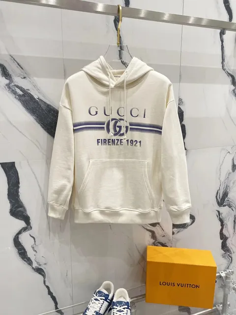 Gucci Hooded Sweatshirt Firenze 1921 Logo