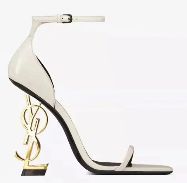 Saint Laurent Opium Heel YSL Logo Heel