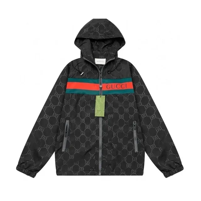 Gucci Web Stripe Hooded Jacket