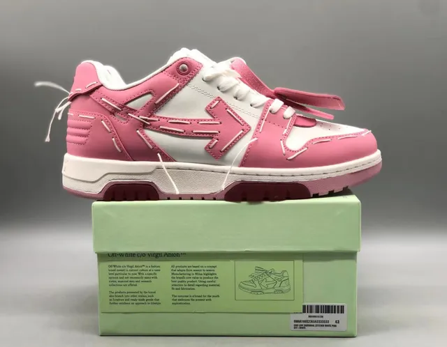 Off-White c/o Virgil Abloh Industrial Stitching White Pink