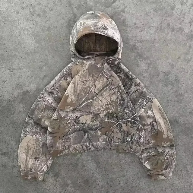 Stone Island Hooded Jacket Reversible Camo