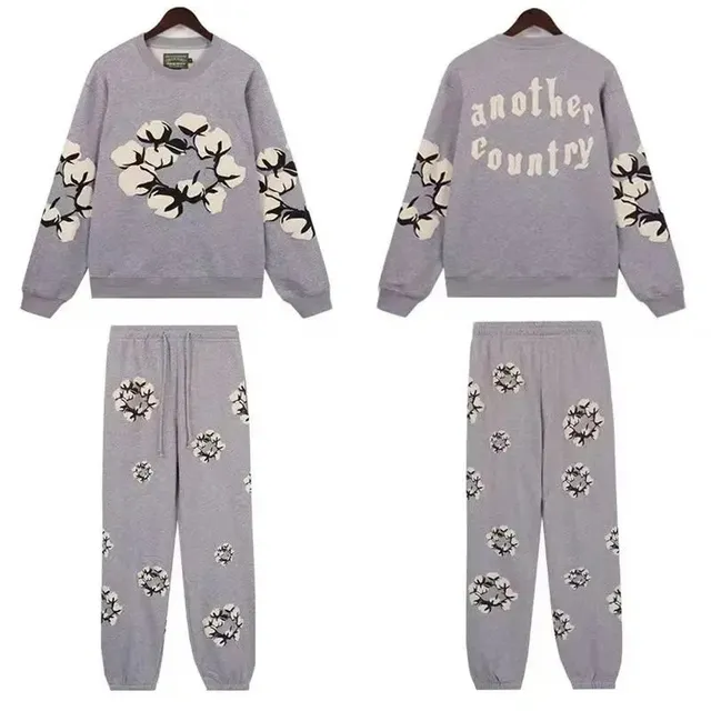 Cotton Flower Sweatset Cotton Print