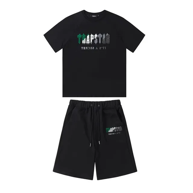 Trapstar T-Shirt and Shorts Set It's A Secret Logo